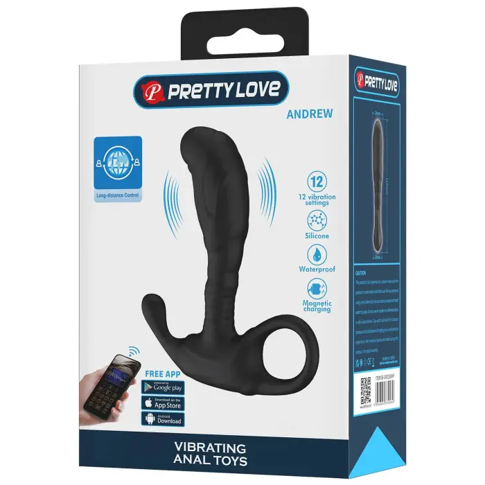 Pretty Love Andrew App-Controlled Vibrating Dildo Photo