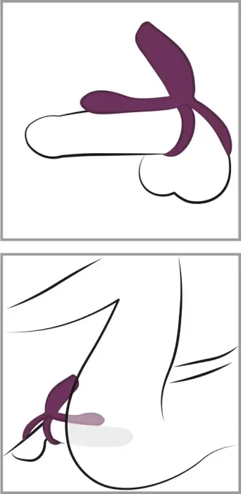 Couples Choice RC paaride vibraator – must Photo