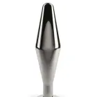 Mr. Steel Classic Smooth Butt Plug – L – Silver — Photo 6