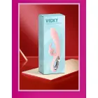 Vicky USB vibratorius – rožinis — Nuotrauka 11