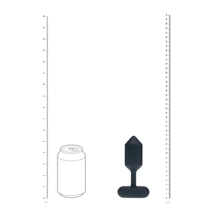 Шестигранный вибрирующий силиконовый анальный пробка – L – черный Фото num