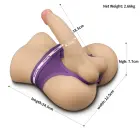 LoveToy Streetgirl's #15 with Bendable Dildo – premium masturbatorius su dildo ir stringais, TPE — Nuotrauka 2