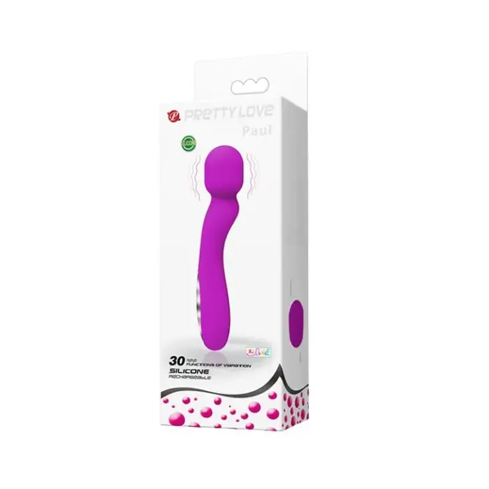 PRETTY LOVE PAUL wand вибратор – фиолетовый