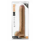 DR. SKIN Dr. Michael – eriti suur iminapaga PVC-dildo – Värv: pruunikas – 35,5 cm — Foto 1