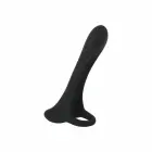 Evolved Cock Armor Rechargeable Silicone Vibrating Ring – Black — Photo 5