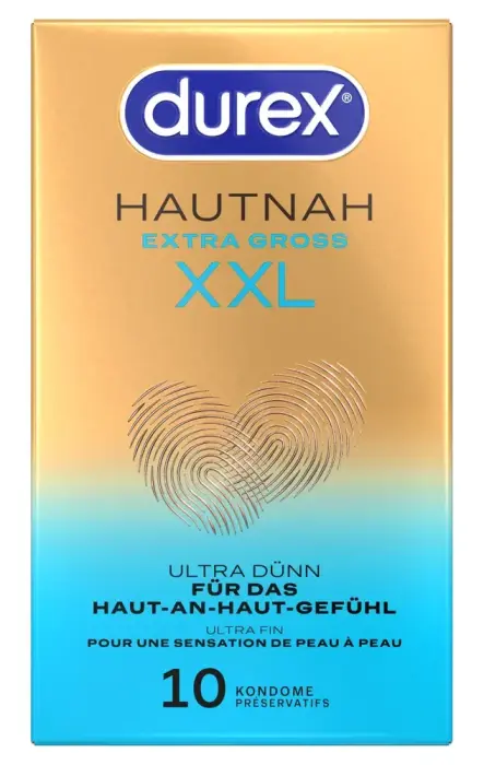 Durex Hautnah eriti õhukesed suure suurusega kondoomid – 10 tk