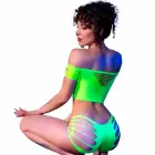 Chilirose CR 4433 Green Top & Shorts Set – S/M — Photo 3