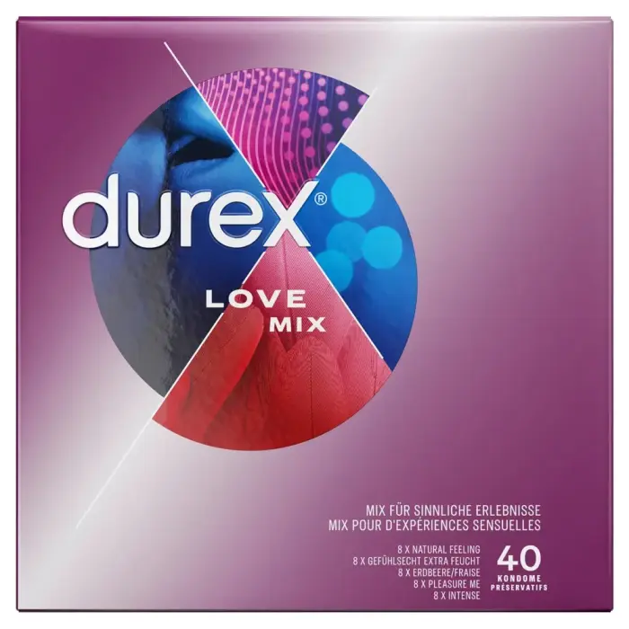 Durex Love Mix kondoomid – 40 tk