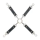 Ouch! Milan Collection hog-tie köidik – must/punane — Foto 3