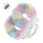 Heavy-duty Fluffy Handcuffs – Multicolor — Photo 2