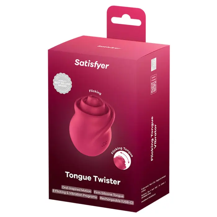 Satisfyer Tongue Twister клиторальный стимулятор – красный