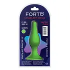 FORTO F-11R RATTLER LUNGO dildo – M – Žalias — Nuotrauka 3