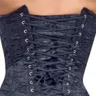 Cottelli PARTY Strapless Black Corsage XL with Full-Length Back Lacing — Photo 6
