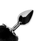 Fox Tail with Metal Butt Plug – Black — Photo 6