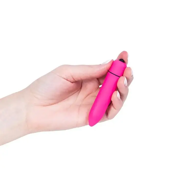 Rozā lodes vibrators mini – 9 cm (3.5″) Foto 3