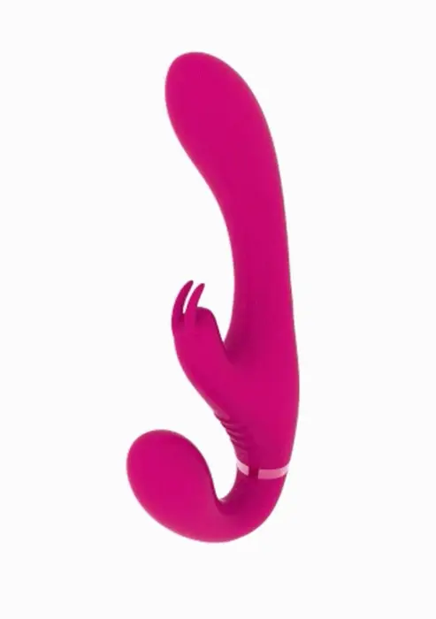 Wibrator-Suki безременной страпон-вибратор – 22 см (8.7″) – розовый