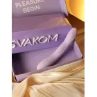 SVAKOM Selena вибратор с подогревом и функцией толчков – 21 cm (8.3″) – фиолетовый — Фото 11