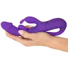 Sweet Smile triušio vibratorius su G taško ir analiniu stimuliatoriumi – 23 cm (9″) — Nuotrauka 9