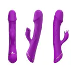 Rubberco izliekts klitora stimulators – ar 9 vibrācijas funkcijām – violets — Foto 8