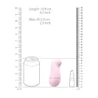 Kissable sūkšanas vibrators – rozā Foto 9