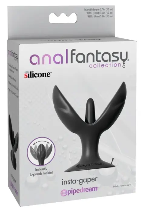 AFC Insta-Gaper Black Anal Expander – 9.5 cm (3.7″) – Black