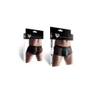 RFP Wet Look and Mesh Shorts – Black – XXL — Photo 3