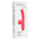Multifunction Heating Vibrator with Licking and Thrusting – 24 cm – Red — Photo 2