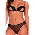 PASSION Intimari Black Lace Bra & Mesh Panty Set S/M — Photo 2