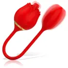 MIA Vienna Double Pleasure Intimate System dvigubas vibruojantis ir glamonėjantis kiaušinėlis – rožinis — Nuotrauka 2
