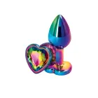 Rear Assets Heart Anal Plug – S – Multicolored — Photo 1