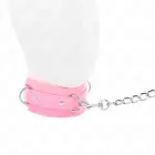 KINK Collar & Leash Set Pink 65cm – Adjustable Vegan Leather, 36-42cm — Photo 4