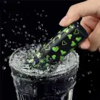 Перезаряжаемый светящийся в темноте вибратор в форме сердца – 8.4 cm (3.3″) — Фото 12