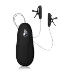 Vibrējošs apsildāms krūtsgalu kairinātājs – melns Foto 1