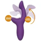 Rewolution Rewokiss divu motoru vibrators – 18.5 cm (7.3″) – rozā — Foto 2