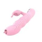 Arlene USB vibrators – 18 cm (7″) – rozā — Foto 5
