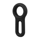 The Keyhole – silicone cock and ball support ring – black – 5.1 cm — Photo 5