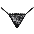 Cottelli LINGERIE Rhinestone Lace String – Black – S-L — Photo 5