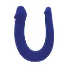 Reālistisks Mini dubultais dildo – 15 cm (6″) – Zils — Foto 3