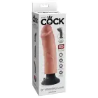 KC 8 Realistic Vibrating Cock Light – 25 cm (9.8″) – Black — Photo 1