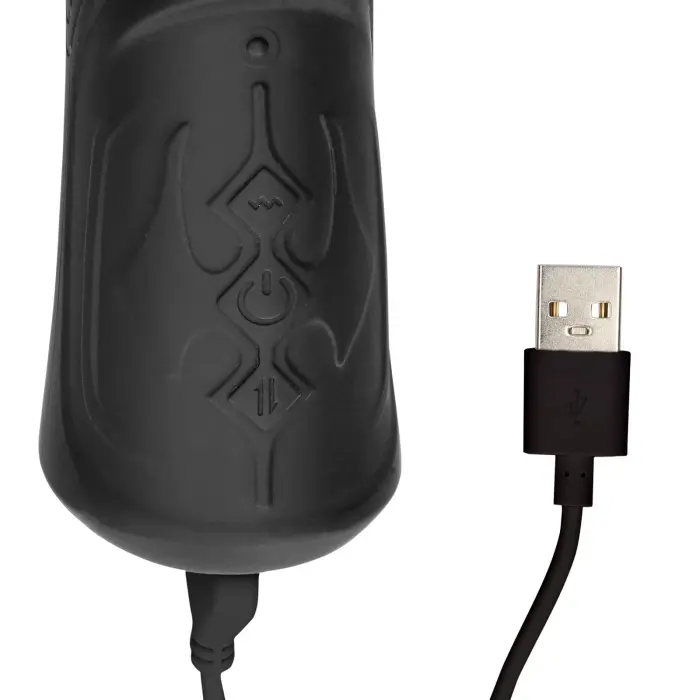 Rokas vibrators ar kustību – melns Foto 12