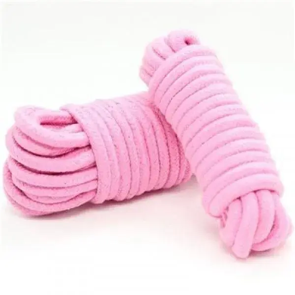 Toyz4Lovers Cotton Bondage Rope – Pink – 10 m