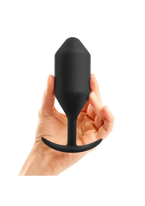 B-Vibe Snug Plug 5 – XL – Melns Foto 6