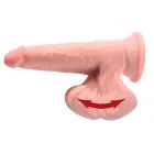 King Cock Plus trīsslāņu anatomisks dildo ar piesūcekni – 24.5 cm (9.6″) — Foto 4