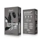 Teazers Anal Expanding Butt Plug – vibrējošs paplašinošs anālais korķis – silikons – melns — Foto 11