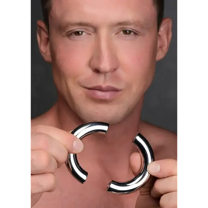 Mega Magnetize - Nerūsējošā tērauda magnētiskais dzimumlocekļa gredzens – 2 cm (0.79″) Foto 3