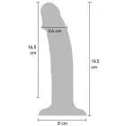 Strap-on vibreeriv dildo – 19.5 cm (7.7″) – nahavärv — Foto 7