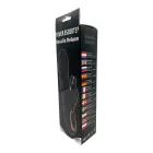 Power Escorts Rosalie Deluxe Перезаряжаемый кролик-вибратор – 22.6 cm (8.9″) – черный — Фото 3