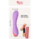 Twin Toned Vibrator – 19 cm – Multicolored — Photo 9
