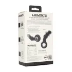 LEVELZ Beaded Silicone Intimate Massager with Loop – Black — Photo 2