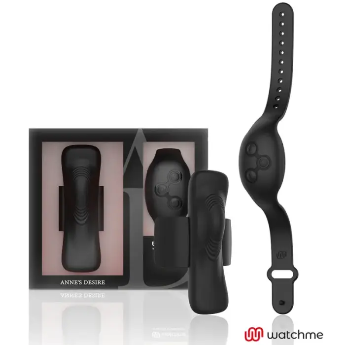 ANNE'S DESIRE Panty Secret носимый вибратор – 9.6 см (3.8″) – черный